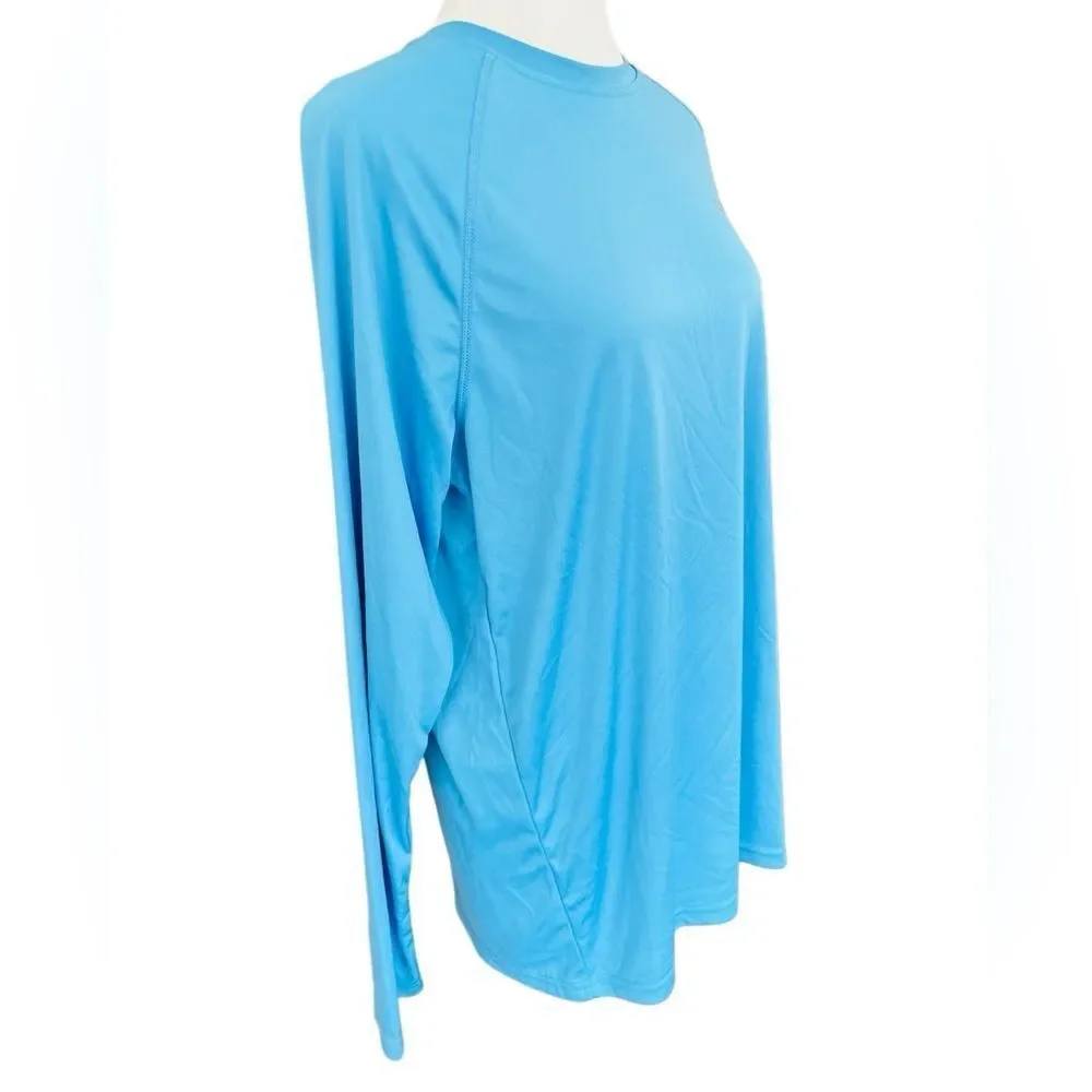 Baleaf Men's Blue Long Sleeve Crew neck  Shirt size M